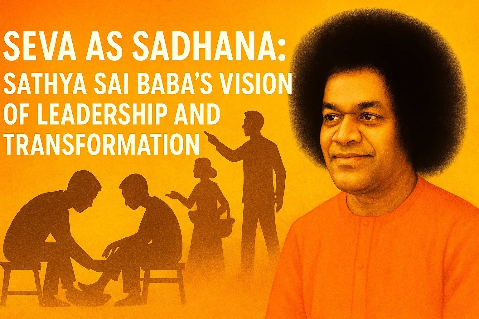Seva as Sadhana: Sathya Sai Baba’s Vision of Leadership and Transformation